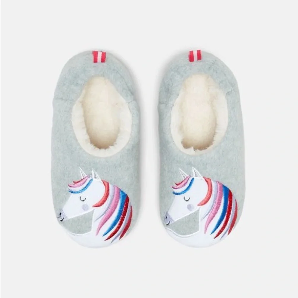NWT Joules Horse 🐴 Felt Slippers - Picture 1 of 6